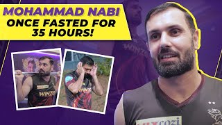 An athletes life during Ramazan ft Mohammad Nabi  Knights TV  KKR IPL 2022 [upl. by Graf]