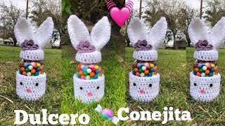 🐰Dulcero De Conejita Para Pascua Centro de mesa Cumpleaños Bautizo etc Paso a Paso 💓 [upl. by Elisabeth474]