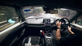 Mazda MX5 RF  KKBFrasers Hill Drive with MX5 Club Malaysia Heavy Rain [upl. by Cassiani]