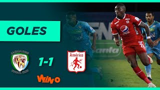 Jaguares vs América de Cali 11  Copa BetPlay Dimayor 2021  Octavos de final  vuelta [upl. by Ettelracs]