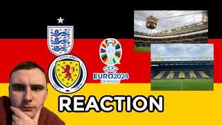 Scotland in curtain raiser banana skin for England  UEFA Euro 2024 Group Stage draw reaction [upl. by Pepito473]