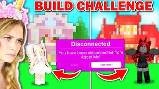 DISCONNECTING Build Challenge In Adopt Me Roblox [upl. by Chesna]