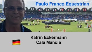 Katrin Eckermann  Cala Mandia 15042023  Miami GCT  CSI5  GP  160m  JO [upl. by Inad591]