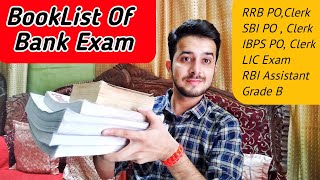 Best Book For Bank Exams 202324 Booklist For SBI PO  RRB POClerk  IBPS POClerk [upl. by Vareck]