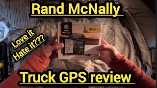 Rand McNally truck GPS review honest take [upl. by Alwitt]