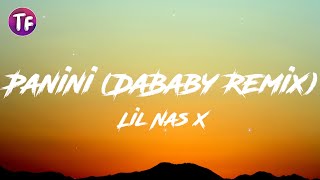 Lil Nas X  Panini DaBaby RemixLyrics [upl. by Acsehcnarf]