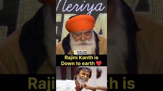 Rajini Kanth Very Down Earth Saying Yograj Singh  Punjabi Teshan [upl. by Nanete]