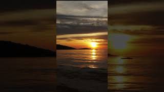 Sun down ocean wave sounds for sleep and relaxation nature sounds wave sounds sleep [upl. by Ecnahc]