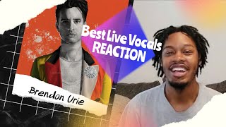 Brendon Urie’s Best Live Vocals  REACTION [upl. by Anibas]