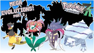 Creating NEW mega evolutions for pokemon legends ZA part 2 [upl. by Bj]