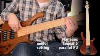 bass comparison  marleaux  xotic  fender  godin  musicman sterling [upl. by Leinto]