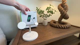 Belkin MagSafe 3 in 1 Wireless Charging Stand 2ND GEN Review [upl. by Rim765]