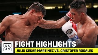 HIGHLIGHTS  Julio Cesar Martinez vs Cristofer Rosales [upl. by Zzabahs]