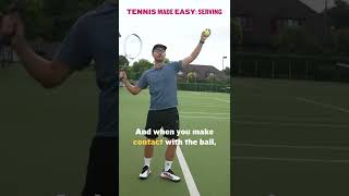 Improve your serving Tennis Made Easy withTheTennisMentor Ep 1 tennis shorts [upl. by Eibot]