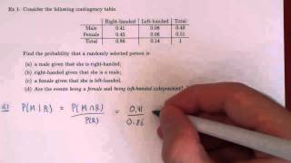 Conditional Probability  Example 1 [upl. by Eimar]