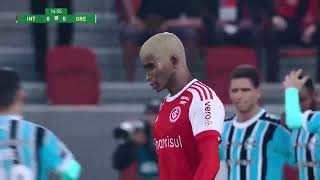 INTERNACIONAL X GREMIO 2024 AO VIVO COM IMAGENS SIMULAÇÃO GAMEPLAY PES21 [upl. by Nawaj]