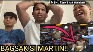 BAGSAK SI MARTIN CASIMERO NANOOD MARTIN VS TOSTADO FIGHT [upl. by Ytineres]