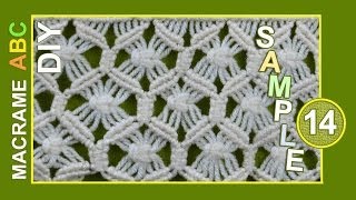 Macrame ABC  pattern sample 14 [upl. by Ellsworth758]