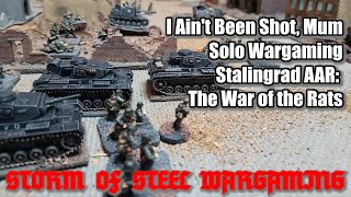 I Aint Been Shot Mum Solo Wargaming Stalingrad AAR The War of the Rats  Storm of Steel Wargaming [upl. by Cyrano606]