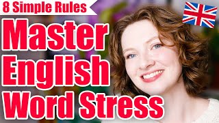 WORD STRESS in English  What are the rules for Word Stress in English [upl. by Jollanta]