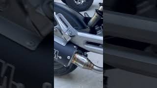 2023 Grom new Zoom full exhaust with revs  Easy install grom gromlife motorcycle zoomexhaust [upl. by Ahsienom]