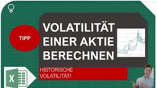 Historische Volatilität einer Aktie in Excel berechnen I Excelpedia [upl. by Konikow164]