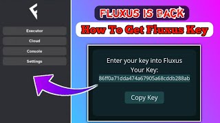 FLUXUS IS BACK HOW TO GET FLUXUS KEY  TUTORIAL HOW TO GET FLUXUS KEY  HOW TO BYPASS FLUXUS [upl. by Tad]