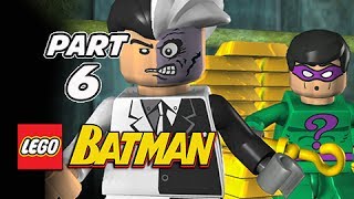 LEGO Batman Gameplay Walkthrough Part 6  TwoFace amp Riddler Lets Play Playthrough [upl. by Esorlatsyrc283]