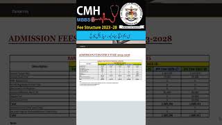 CMH Bahawalpur Medical College  Fee Structure  Best College  NUMS Admissions studytalk mdcat [upl. by Dihahs]