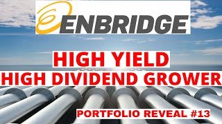 A Fantastic High Dividend Energy Stock ENB Stock  My Portfolio Reveal [upl. by Leaj420]