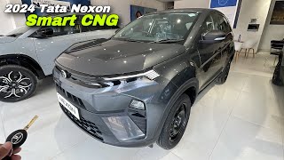 Tata Nexon Smart CNG 2024 Price amp Features ❤️ 2024 Tata Nexon CNG Base Model [upl. by Ennyrb]