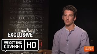 Whiplash Interview With JK Simmons Miles Teller and Damien Chazelle [upl. by Ynaffet]