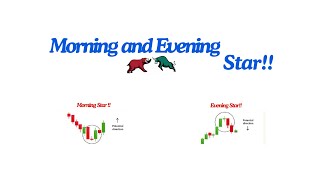 6  MorningStar  EveningStar  learnwithme  candlestickPattern  stockmarket [upl. by Siduhey]