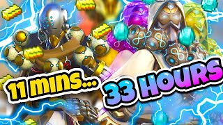 i played zenyatta for 33 HOURS because hes drippy [upl. by Ronnica]