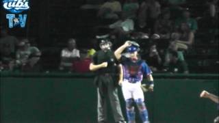 Umpire Ejects Daytona Cubs Music Man Derek Dye [upl. by Eromle]