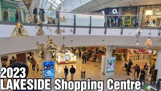 LAKESIDE SHOPPING CENTRE in Thurrock Essex 2023 Walking Through [upl. by Nagey315]