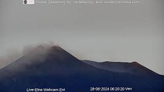 Etna Live Webcam 28 June 2024 [upl. by Materi]