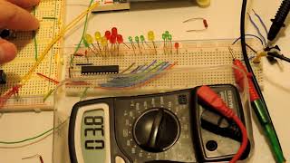 SimVimCockpitArdSimX Test  DM13A LED driver current [upl. by Sokem]