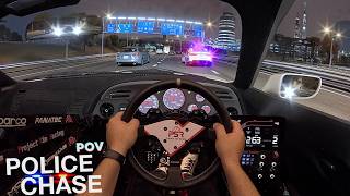 Highway Police Picked the Wrong Supra  AC  Fanatec DD [upl. by Ervine]