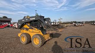 1137  John Deere 332G Wheeled Skid Steer Will Be Sold At Auction [upl. by Suckram]