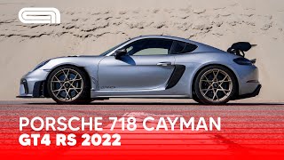 Porsche 718 Cayman GT4 RS 500pk 225k rijtest [upl. by Tawnya]