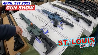 April 1st 2023 Gun Show Fenton MO Big St Louis County Gun Show HiPoint JXP 10 MM  556 upper [upl. by Connie]