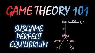 Game Theory 101 16 Subgame Perfect Equilibrium [upl. by Trici942]