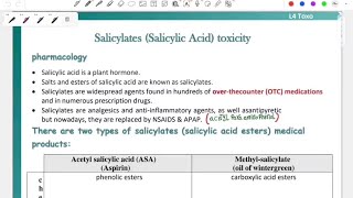 L4 Salicylates toxicity Toxo 41 [upl. by Dorris]