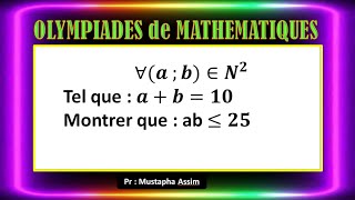 Olympiades de mathématiques  Math Olympiade  Olympiades mathématiques [upl. by Valda]