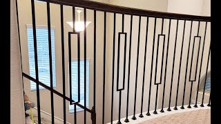 Professional Stair Railing Installation Company  Stair Remodel Videos [upl. by Navar]