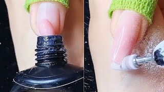 Fiberglass Silk Nail Extension Tutorial 2021 [upl. by Knowle]