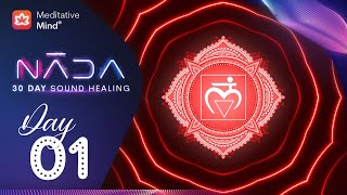 NĀDA  DAY 1  256Hz  Start New Year with Focus amp Presence  Root Chakra Sound Healing [upl. by Vardon244]