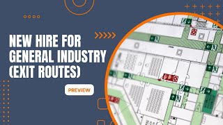 New Hire Orientation For General Industry  Exit Routes Safety Training Preview [upl. by Ariay16]