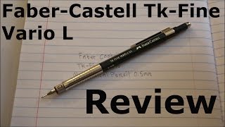 FaberCastell TkFine Vario L Review [upl. by Box]